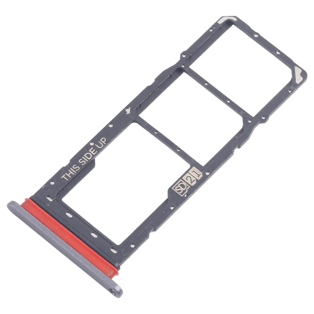 For Motorola Moto E30 10pcs Original SIM Card Tray + SIM Card Tray + Micro SD Card Tray (Grey)