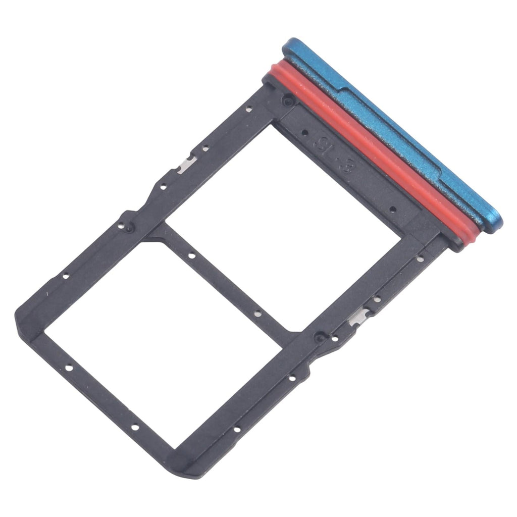 For Motorola Moto G71 5G XT2169-1 XT2169-2 10pcs Original SIM Card Tray + SIM Card Tray (Blue)