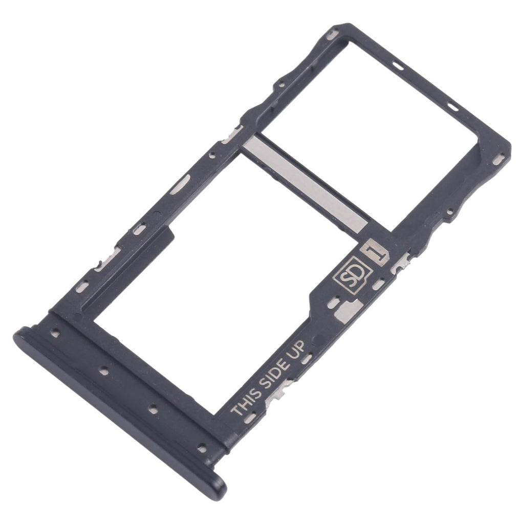 For Motorola Moto G 2022 10pcs Original SIM + Micro SD Card Tray (Black)