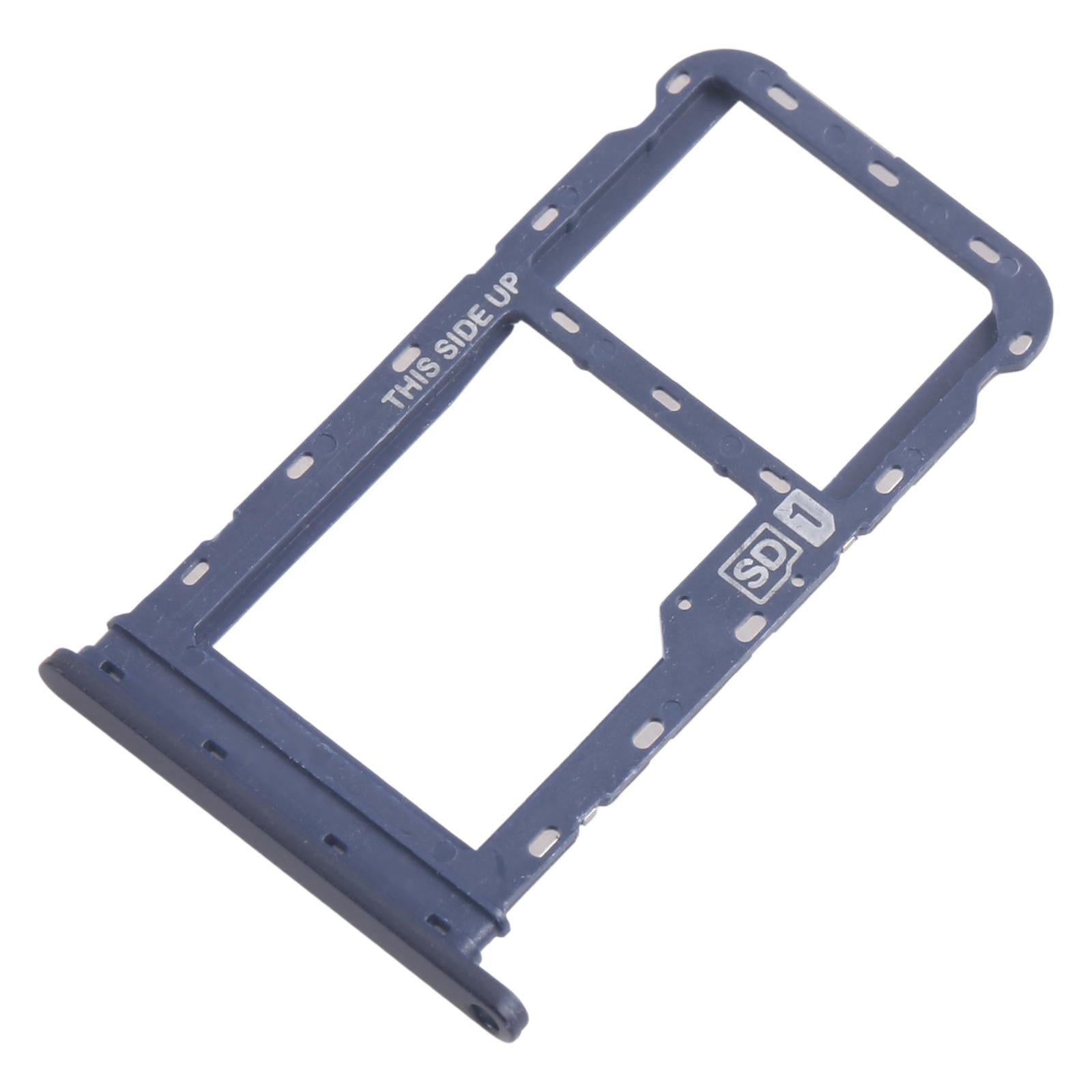 For Motorola Moto G60s XT2133-2 XT2133-1 10pcs Original SIM + Micro SD Card Tray (Blue)