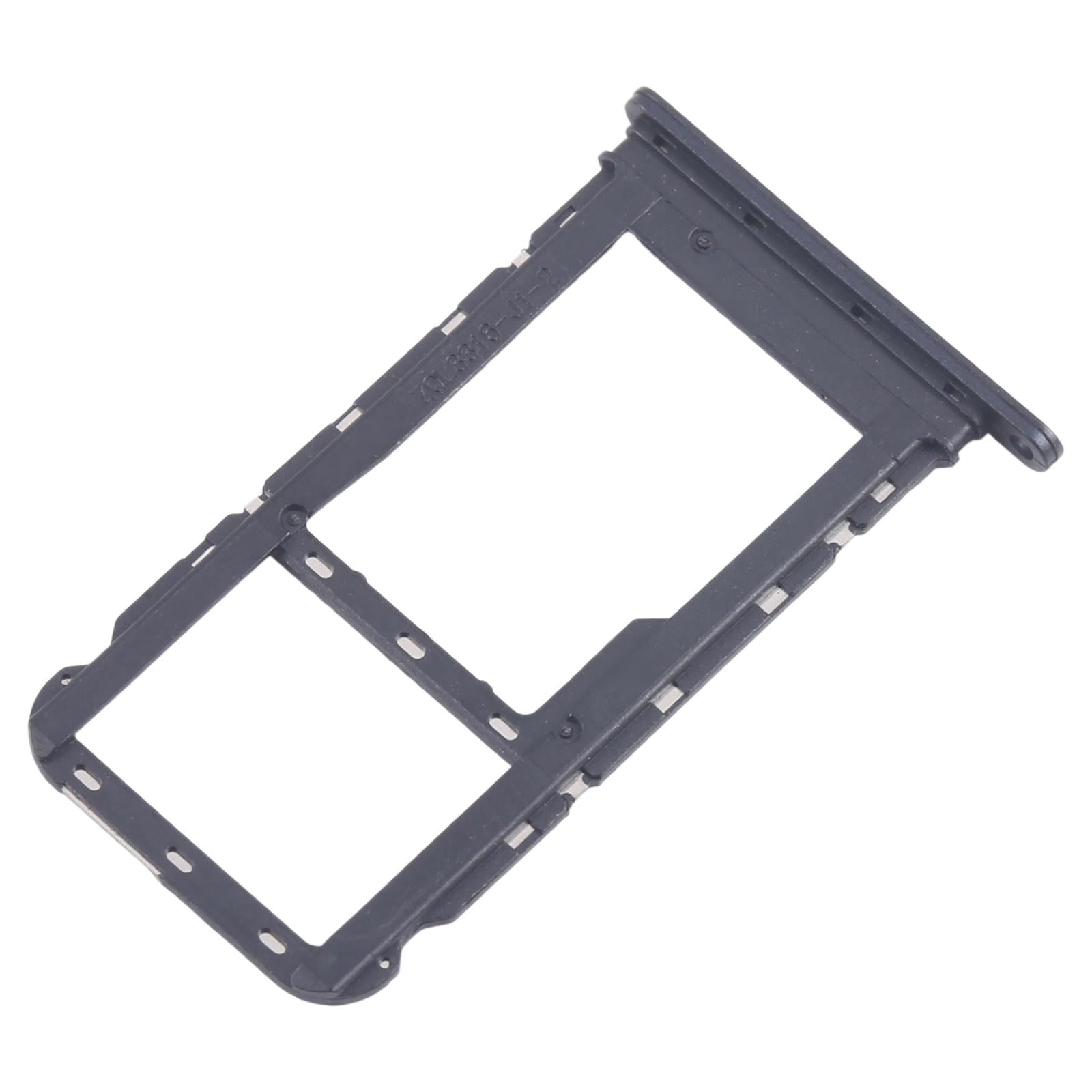 For Motorola Moto G60 10pcs Original SIM + Micro SD Card Tray (Black)