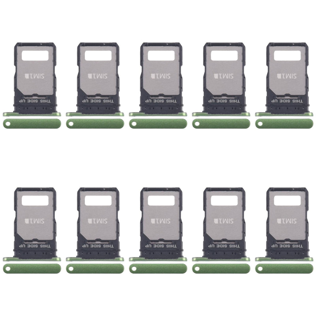 For Motorola Edge 50 Fusion 10pcs Original SIM + SIM Card Tray (Green)
