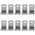 For Motorola Edge 50 Fusion 10pcs Original SIM + SIM Card Tray (Green)