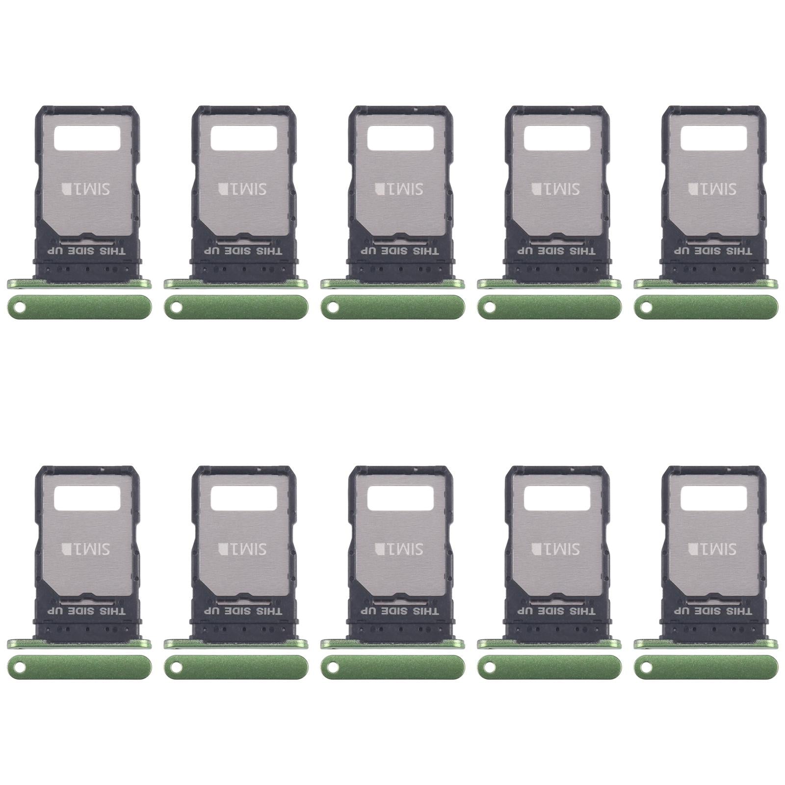 For Motorola Edge 50 Fusion 10pcs Original SIM + SIM Card Tray (Green)