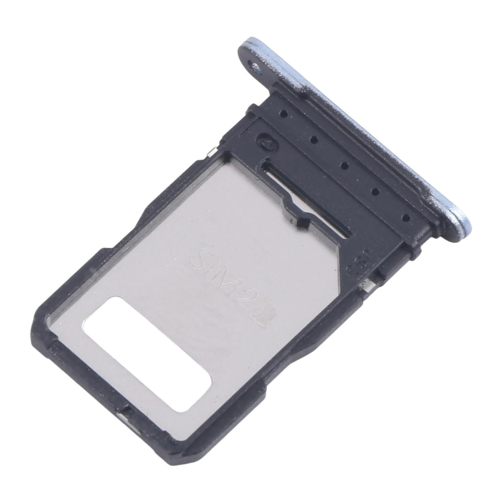 For Motorola Edge 50 Fusion 10pcs Original SIM Card Tray + SIM Card Tray (Blue)