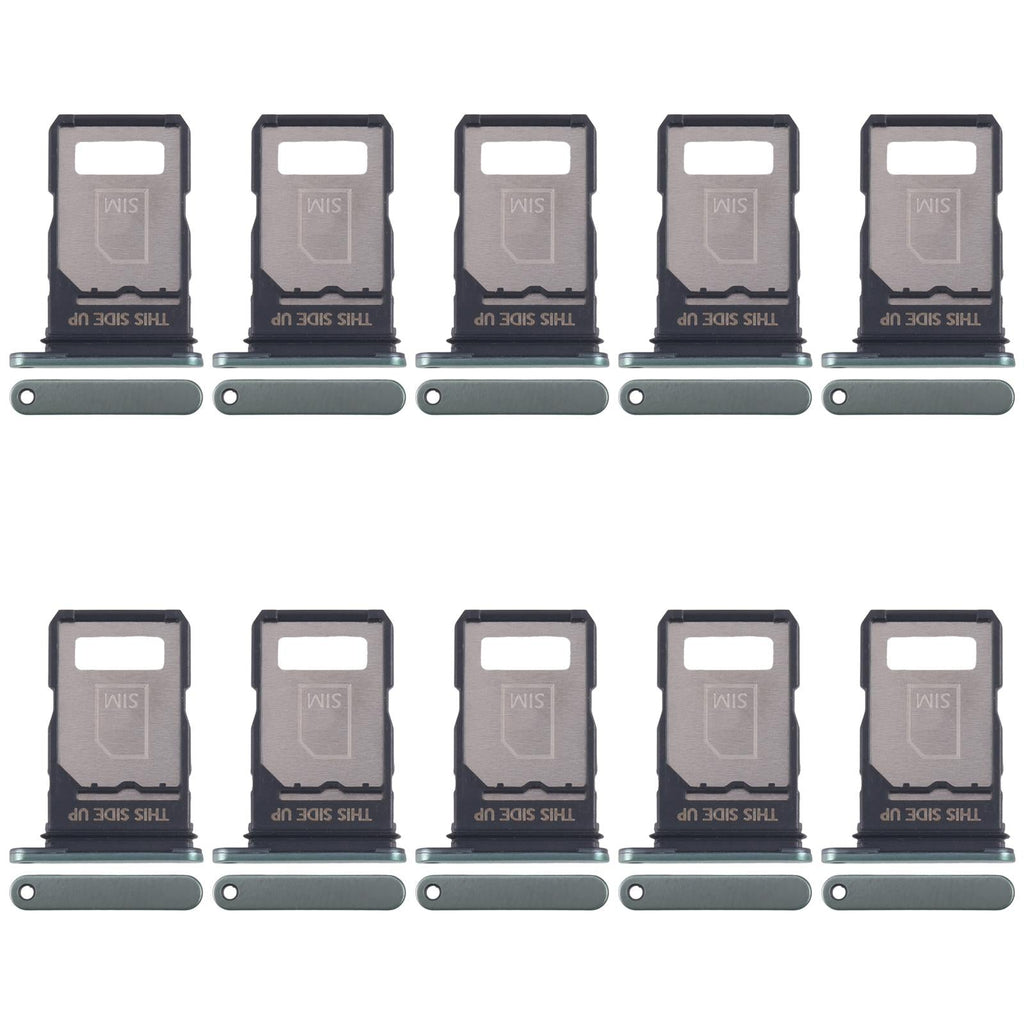 For Motorola Edge 40 Neo XT2307-1 10pcs Original SIM Card Tray (Green)