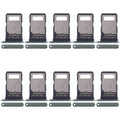 For Motorola Edge 40 Neo XT2307-1 10pcs Original SIM Card Tray (Green)
