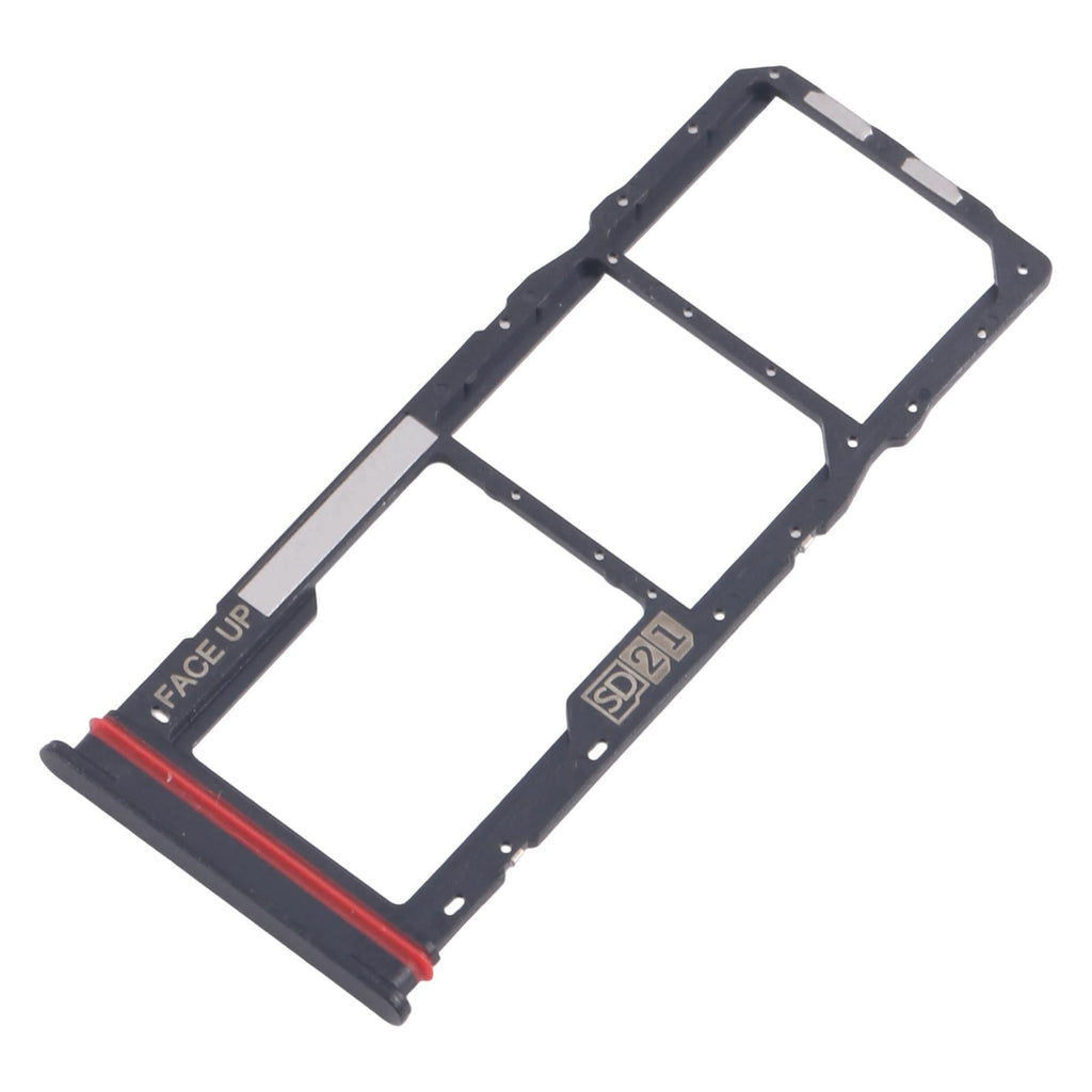 For Motorola Moto G04 10pcs Original SIM Card Tray + SIM Card Tray + Micro SD Card Tray (Black)