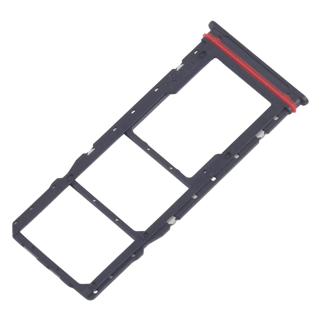 For Motorola Moto G04 10pcs Original SIM Card Tray + SIM Card Tray + Micro SD Card Tray (Black)