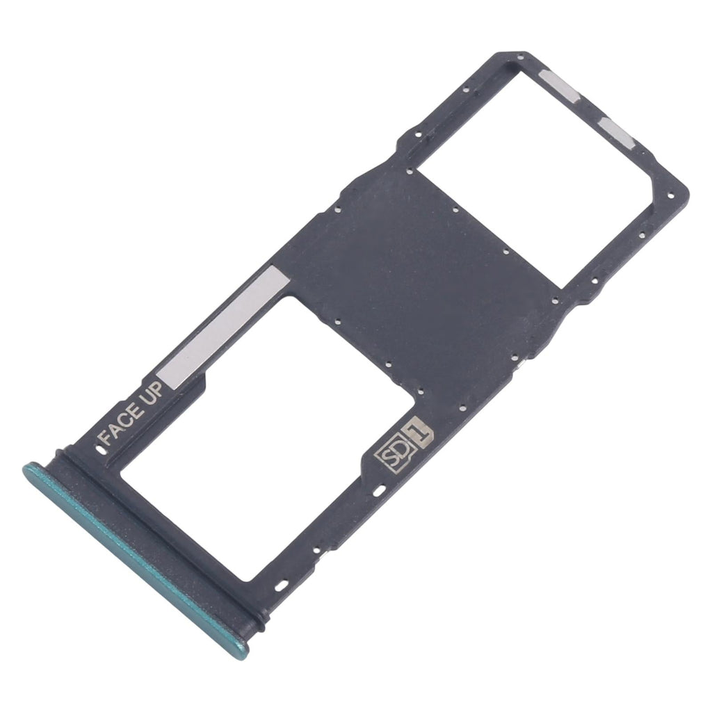 For Motorola Moto G04 10pcs Original SIM Card Tray + Micro SD Card Tray (Green)