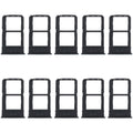 For vivo iQOO Neo5 Lite V2118A 10pcs Original SIM Card Tray + SIM Card Tray (Black)