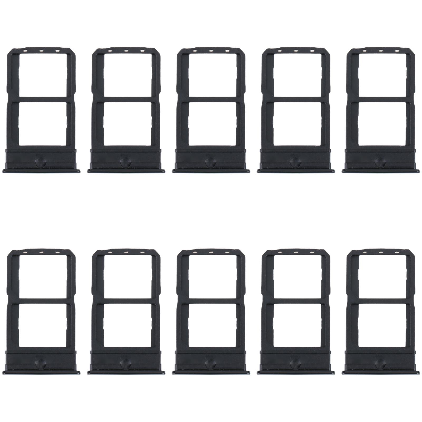 For vivo iQOO Neo5 Lite V2118A 10pcs Original SIM Card Tray + SIM Card Tray (Black)