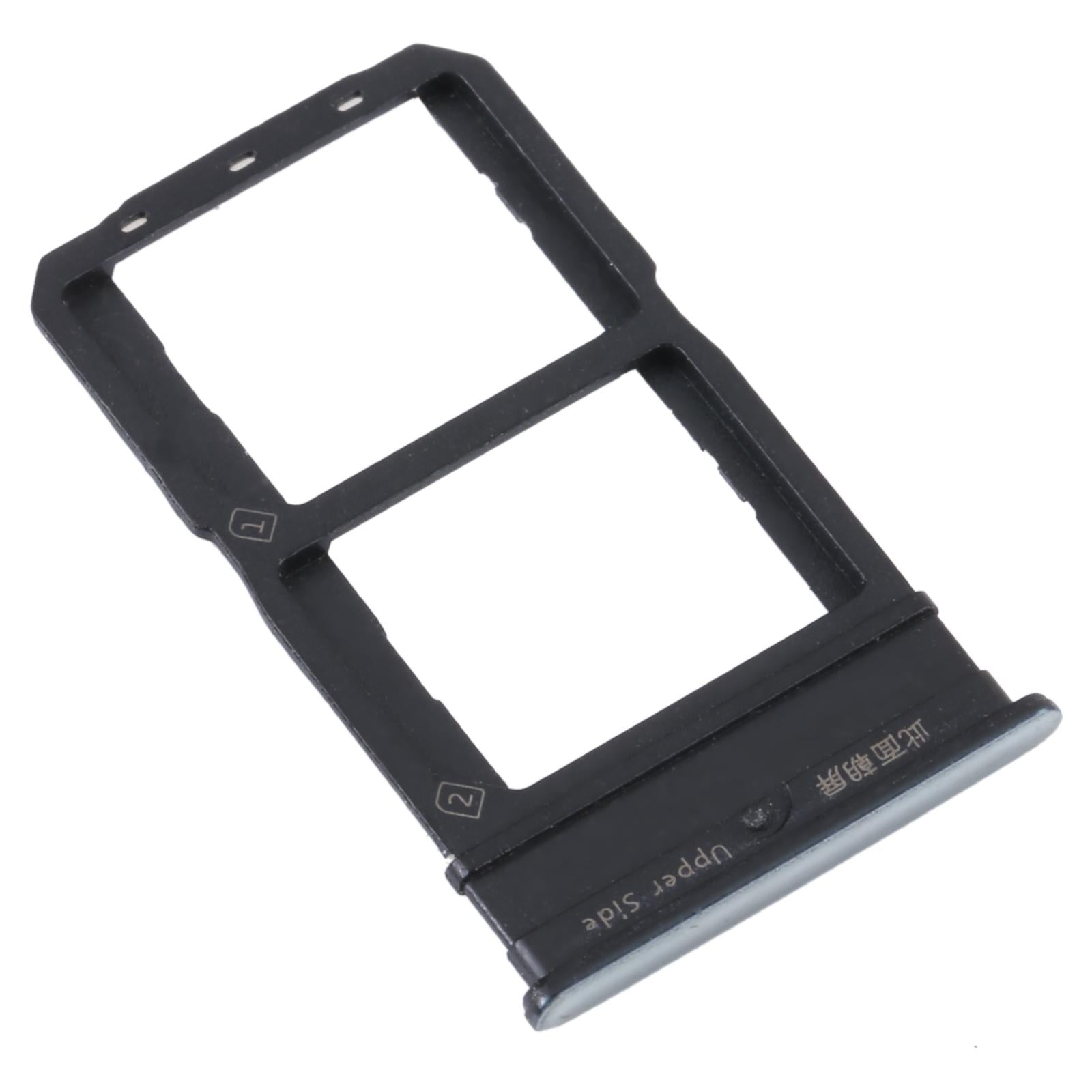 For vivo iQOO Neo5 Lite V2118A 10pcs Original SIM Card Tray + SIM Card Tray (Silver)