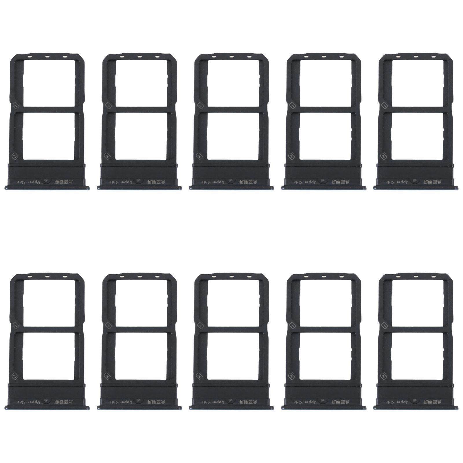 For vivo iQOO Neo5 Lite V2118A 10pcs Original SIM Card Tray + SIM Card Tray (Silver)