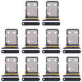For Realme GT Neo 3 10pcs Original SIM Card Tray + SIM Card Tray (Black)
