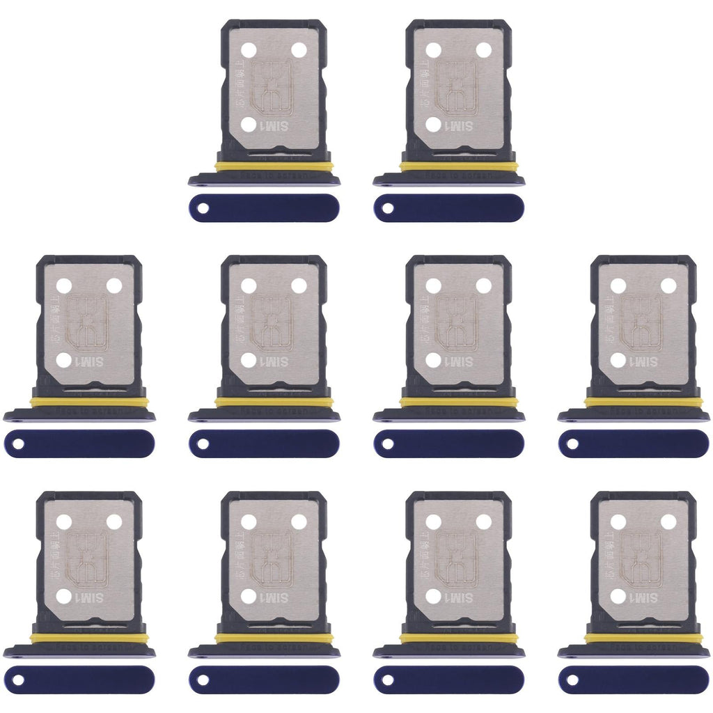 For Realme GT Neo 3 10pcs Original SIM Card Tray + SIM Card Tray (Blue)