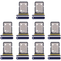 For Realme GT Neo 3 10pcs Original SIM Card Tray + SIM Card Tray (Blue)