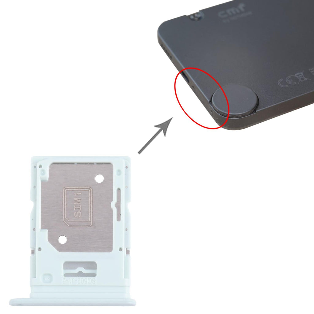 For Nothing Phone CMF Phone 1 SIM Card Tray + SIM / Micro SD Card Tray (Green)