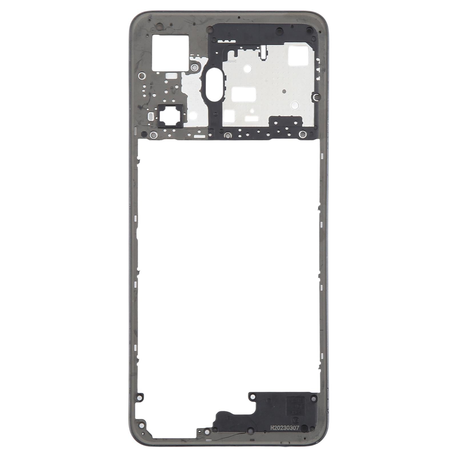 For Realme C55 4G RMX3710 Middle Frame Bezel Plate (Black)