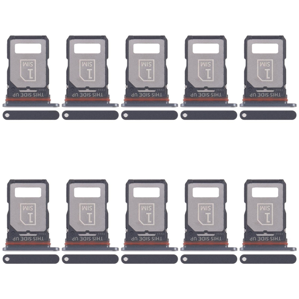 For Motorola Moto S30 Pro 10pcs Original SIM Card Tray + SIM Card Tray (Black)
