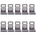 For Motorola Moto S30 Pro 10pcs Original SIM Card Tray + SIM Card Tray (Black)