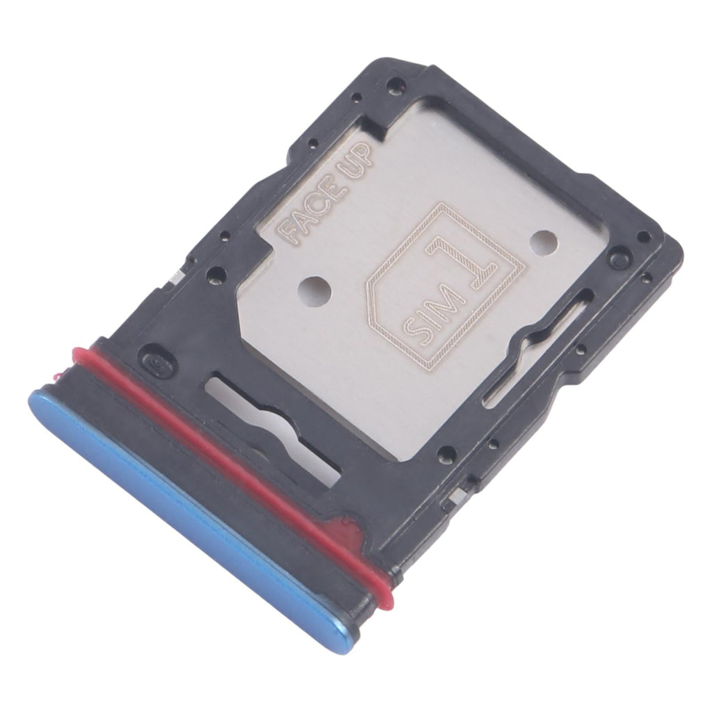 For Motorola Edge 60 10pcs Original SIM Card Tray + SIM Card Tray / Micro SD Card Tray (Blue)