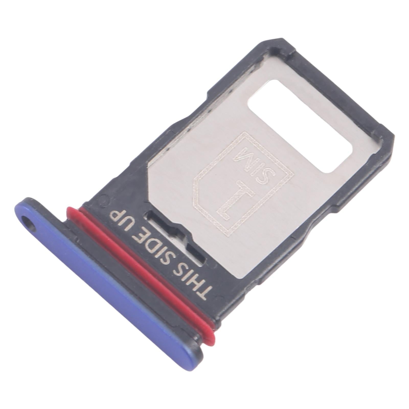 For Motorola Edge 60 Pro 10pcs Original SIM Card Tray + SIM Card Tray (Blue)