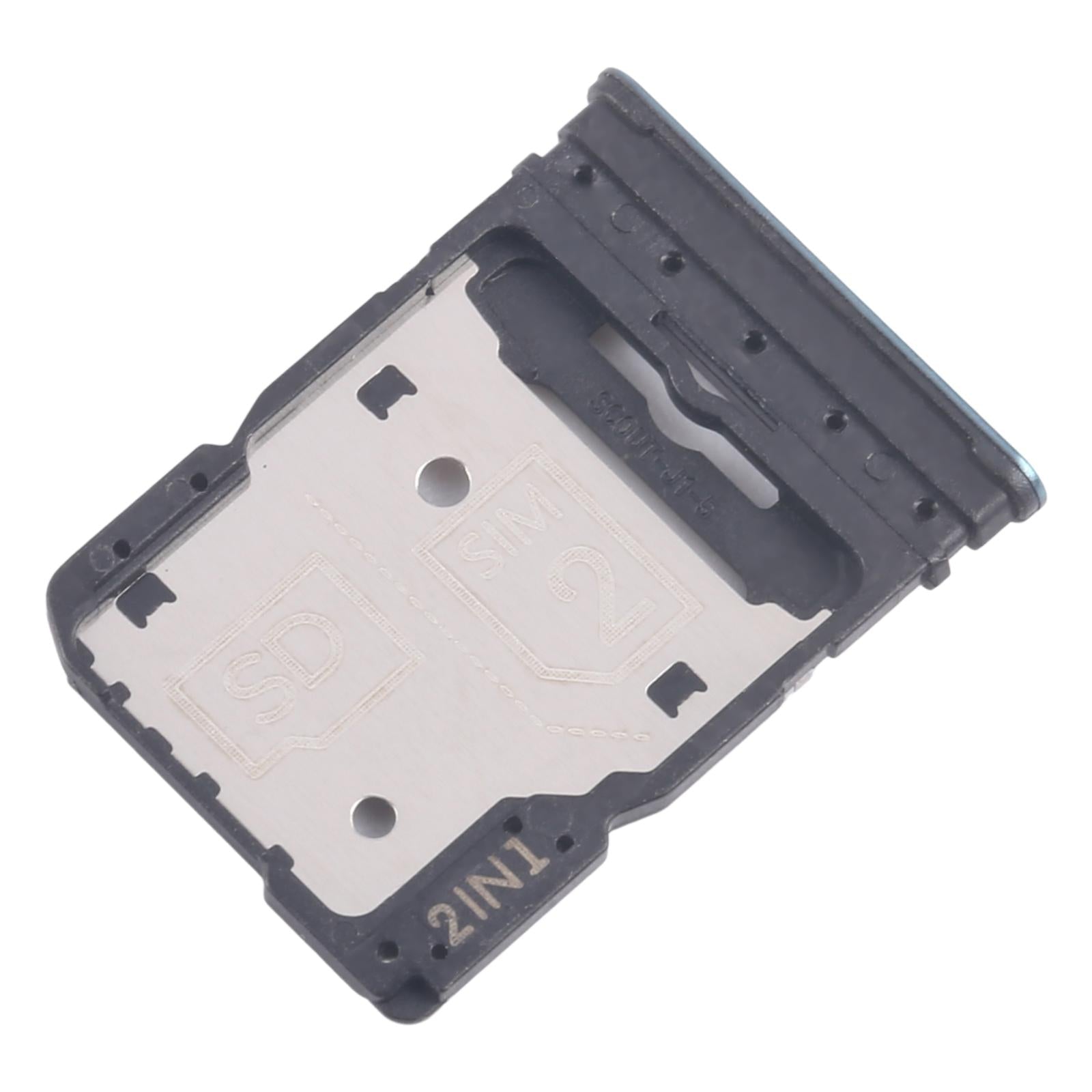 For Motorola Edge 60 Fusion 10pcs Original SIM Card Tray + SIM Card Tray / Micro SD Card Tray (Green)