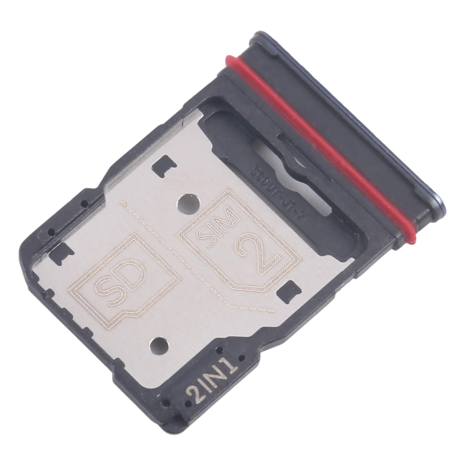 For Motorola Edge 60 Fusion 10pcs Original SIM Card Tray + SIM Card Tray / Micro SD Card Tray (Blue)