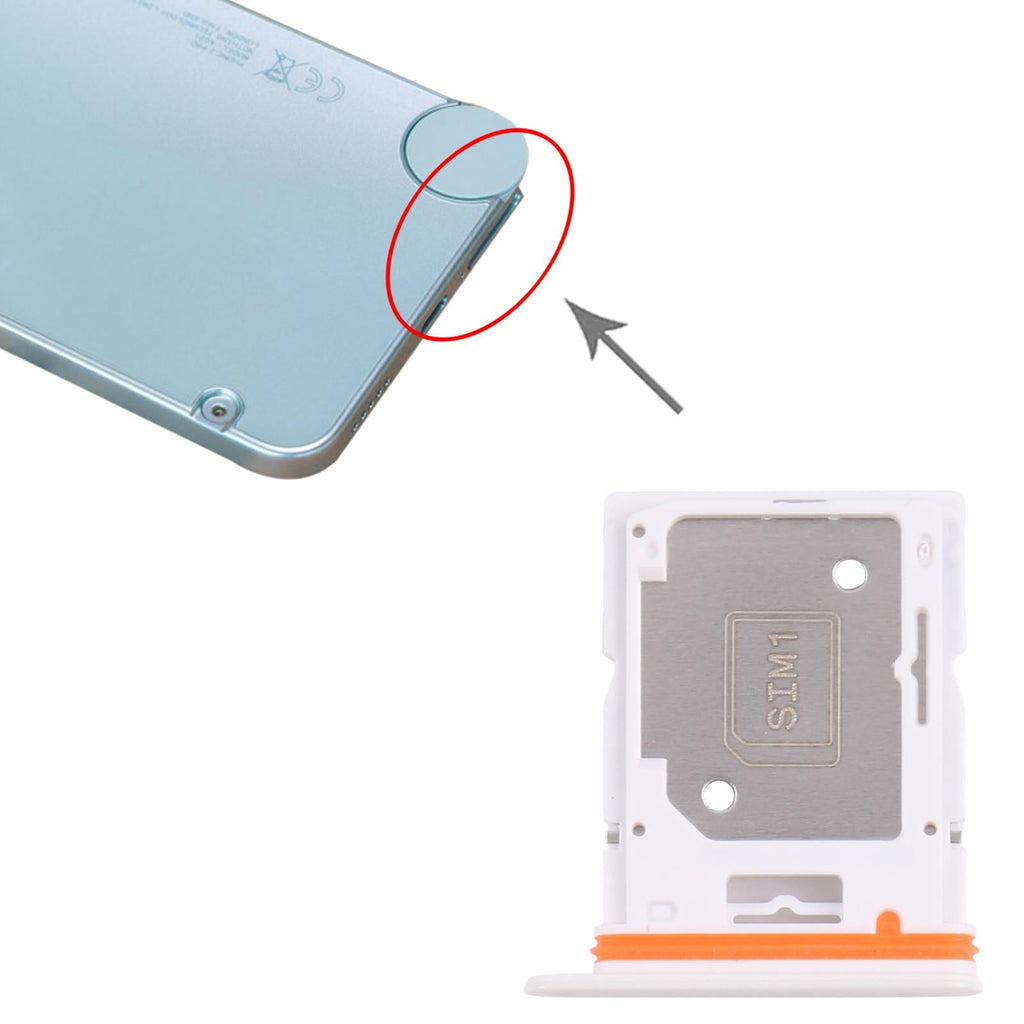 For Nothing CMF Phone 2 Pro SIM Card Tray + SIM Card Tray / Micro SD Card Tray (White)