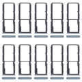 For OPPO A3x 4G CPH2641 10pcs Original SIM Card Tray + SIM Card Tray + Micro SD Card Tray (Green)
