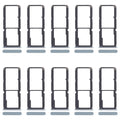 For OPPO A60 4G CPH2631 10pcs Original SIM Card Tray + SIM Card Tray + Micro SD Card Tray (Green)