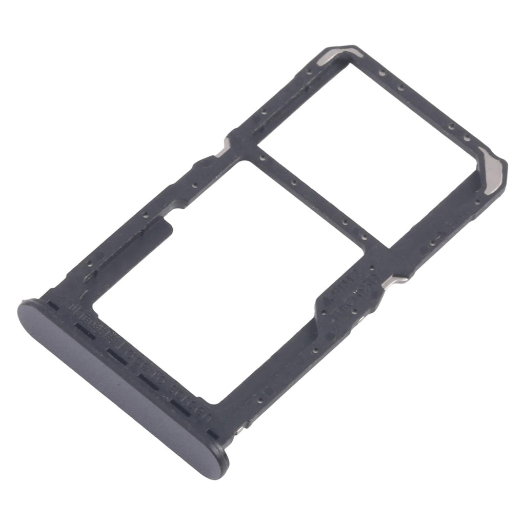 For OPPO A80 5G CPH2639 10pcs Original SIM Card Tray + SIM Card Tray / Micro SD Card Tray (Black)