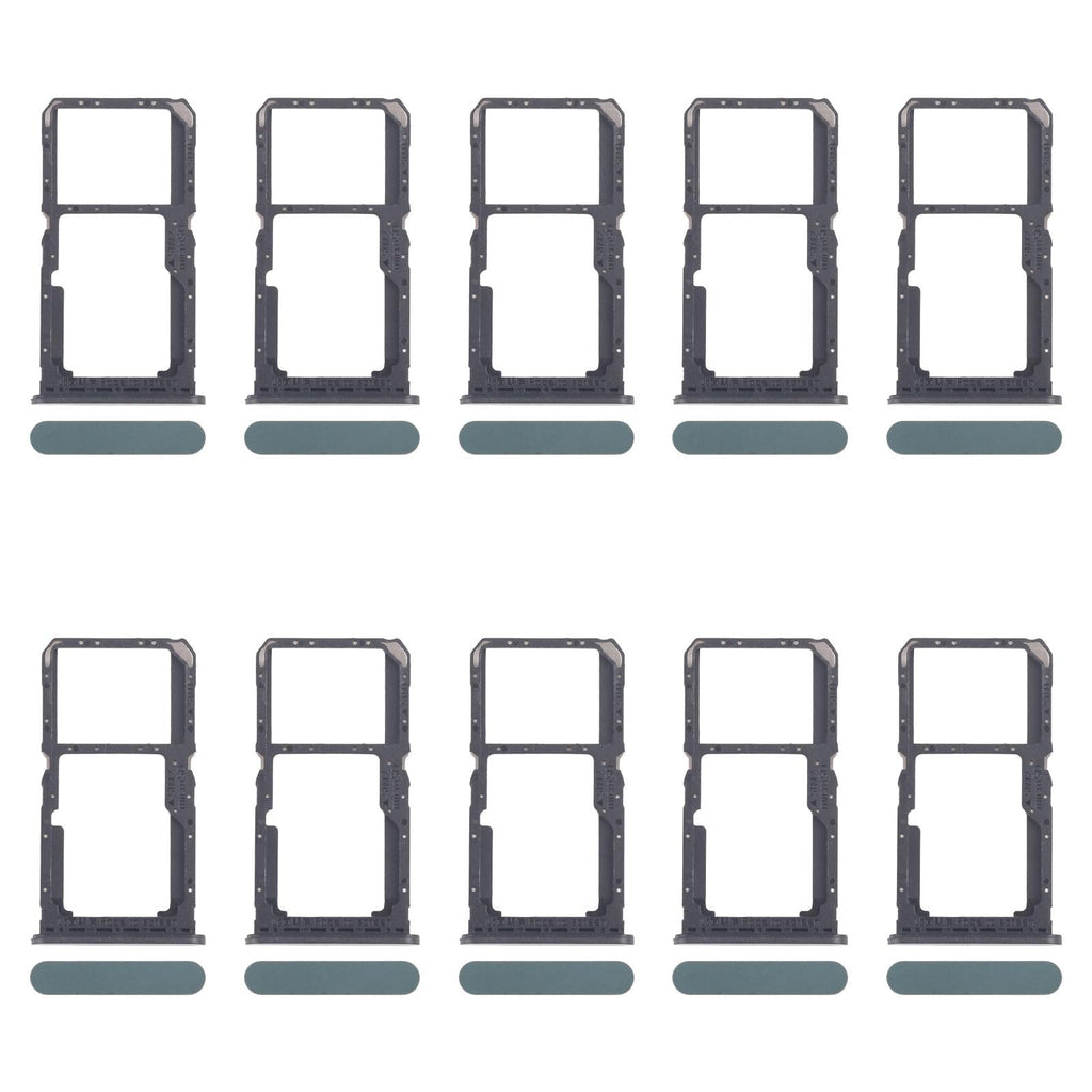 For OPPO A80 5G CPH2639 10pcs Original SIM Card Tray + SIM Card Tray / Micro SD Card Tray (Green)
