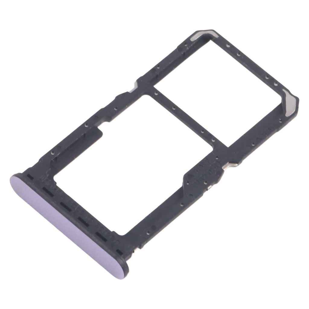For OPPO A80 5G CPH2639 10pcs Original SIM Card Tray + SIM Card Tray / Micro SD Card Tray (Purple)