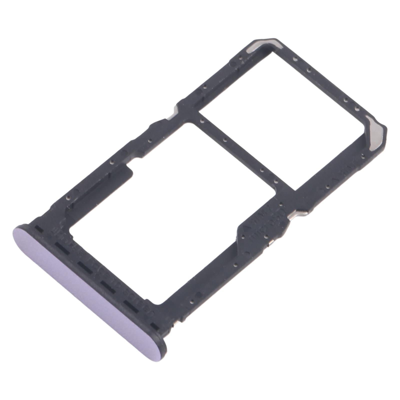 For OPPO A80 5G CPH2639 10pcs Original SIM Card Tray + SIM Card Tray / Micro SD Card Tray (Purple)