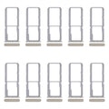 For OPPO Reno7 4G CPH2363 10pcs Original SIM Card Tray + SIM Card Tray + Micro SD Card Tray (Green)