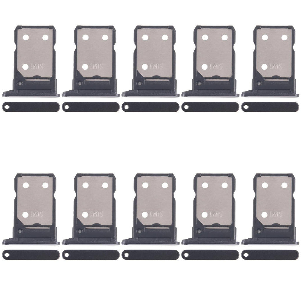 For OPPO Reno8 5G CPH2359 10pcs Original SIM Card Tray + SIM Card Tray (Black)