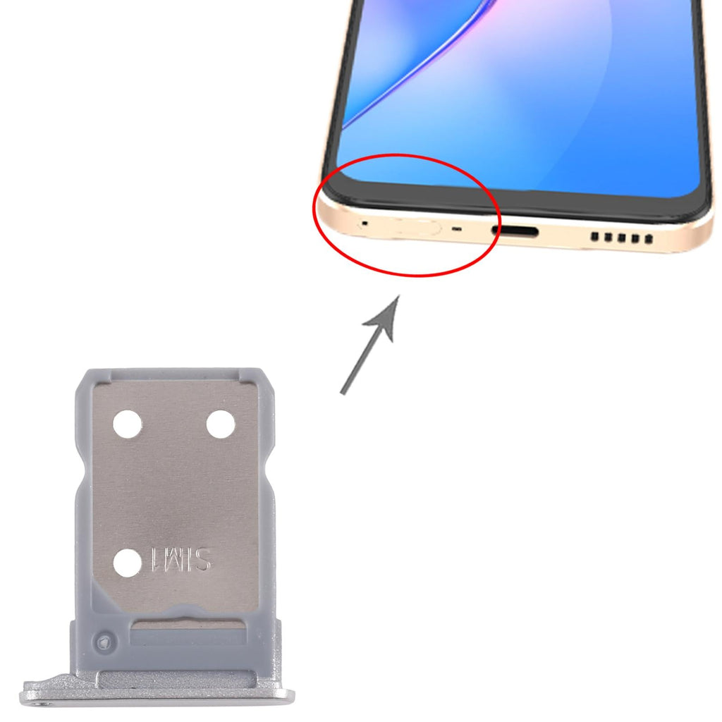 For OPPO Reno8 5G CPH2359 10pcs Original SIM Card Tray + SIM Card Tray (Gold)