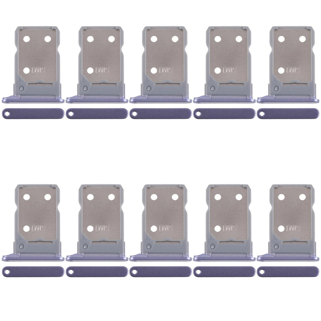 For OPPO Reno8 5G CPH2359 10pcs Original SIM Card Tray + SIM Card Tray (Purple)