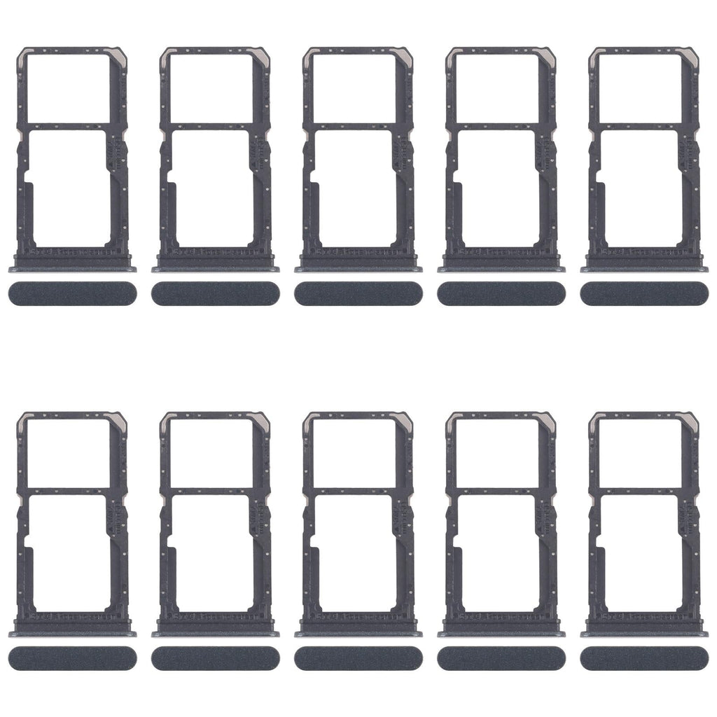 For OPPO F25 Pro 10pcs Original SIM Card Tray + SIM Card Tray / Micro SD Card Tray (Black)