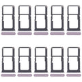 For OPPO F25 Pro 10pcs Original SIM Card Tray + SIM Card Tray / Micro SD Card Tray (Pink)