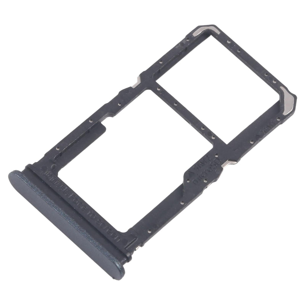 For OPPO Reno11 F CPH2603 10pcs Original SIM Card Tray + SIM Card Tray / Micro SD Card Tray (Black)