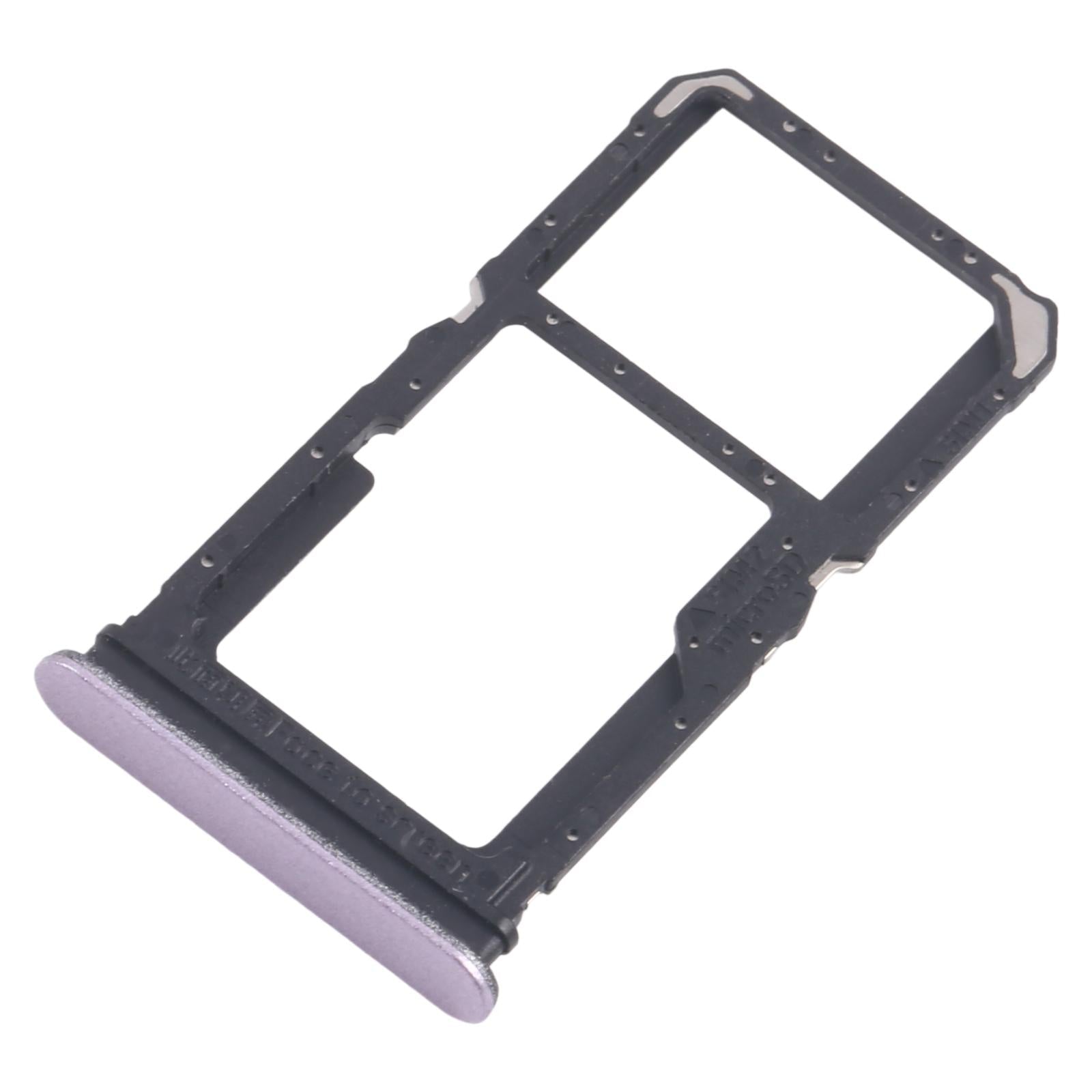 For OPPO Reno11 F CPH2603 10pcs Original SIM Card Tray + SIM Card Tray / Micro SD Card Tray (Pink)