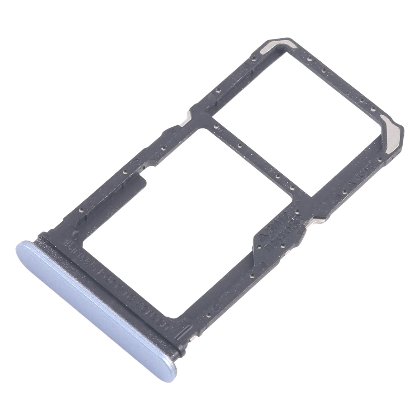 For OPPO Reno11 F CPH2603 10pcs Original SIM Card Tray + SIM Card Tray / Micro SD Card Tray (Blue)