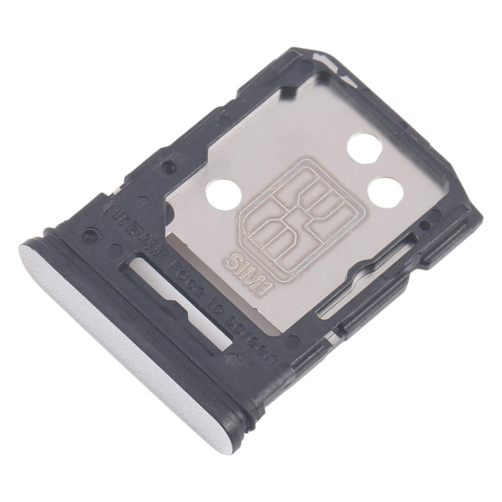 For OPPO Reno12 Pro CPH2629 10pcs Original SIM Card Tray + SIM Card Tray / Micro SD Card Tray (Silver)