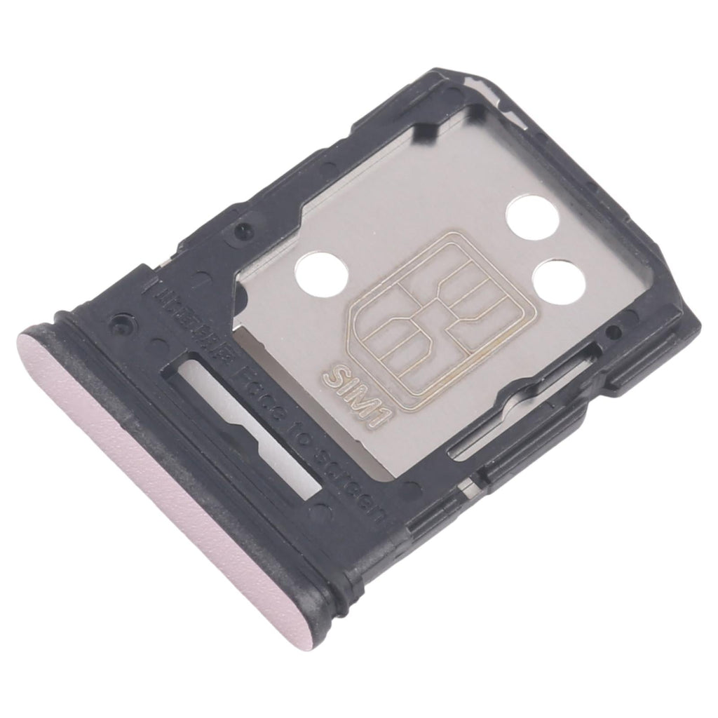 For OPPO Reno12 5G CPH2625 10pcs Original SIM Card Tray + SIM Card Tray / Micro SD Card Tray (Pink)