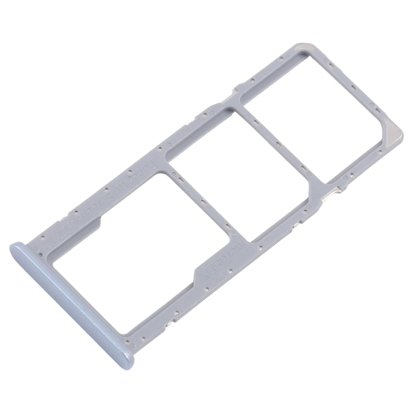 For Realme C51 RMX3830 10pcs Original SIM Card Tray + SIM Card Tray + Micro SD Card Tray (Pink)
