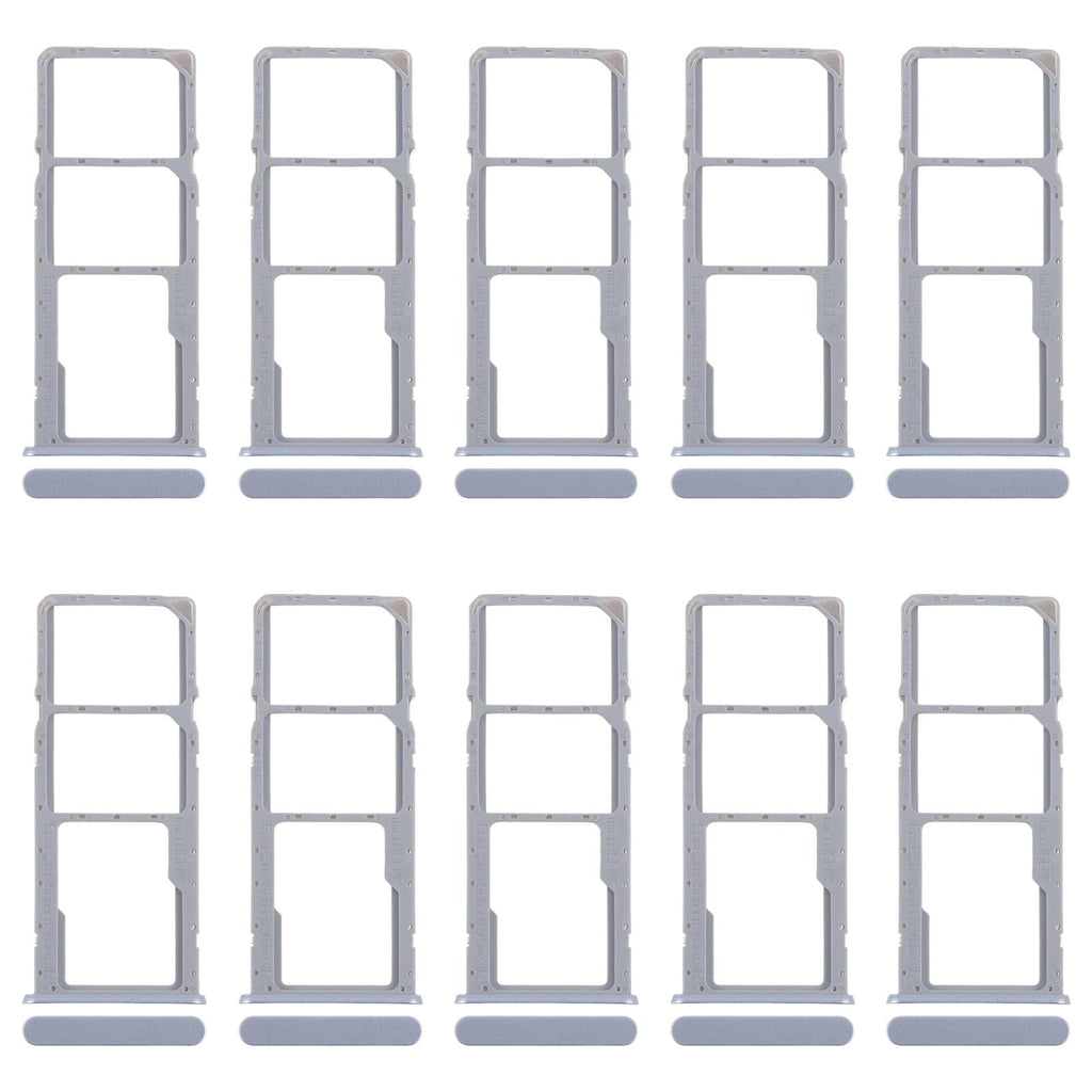 For Realme C51 RMX3830 10pcs Original SIM Card Tray + SIM Card Tray + Micro SD Card Tray (Pink)