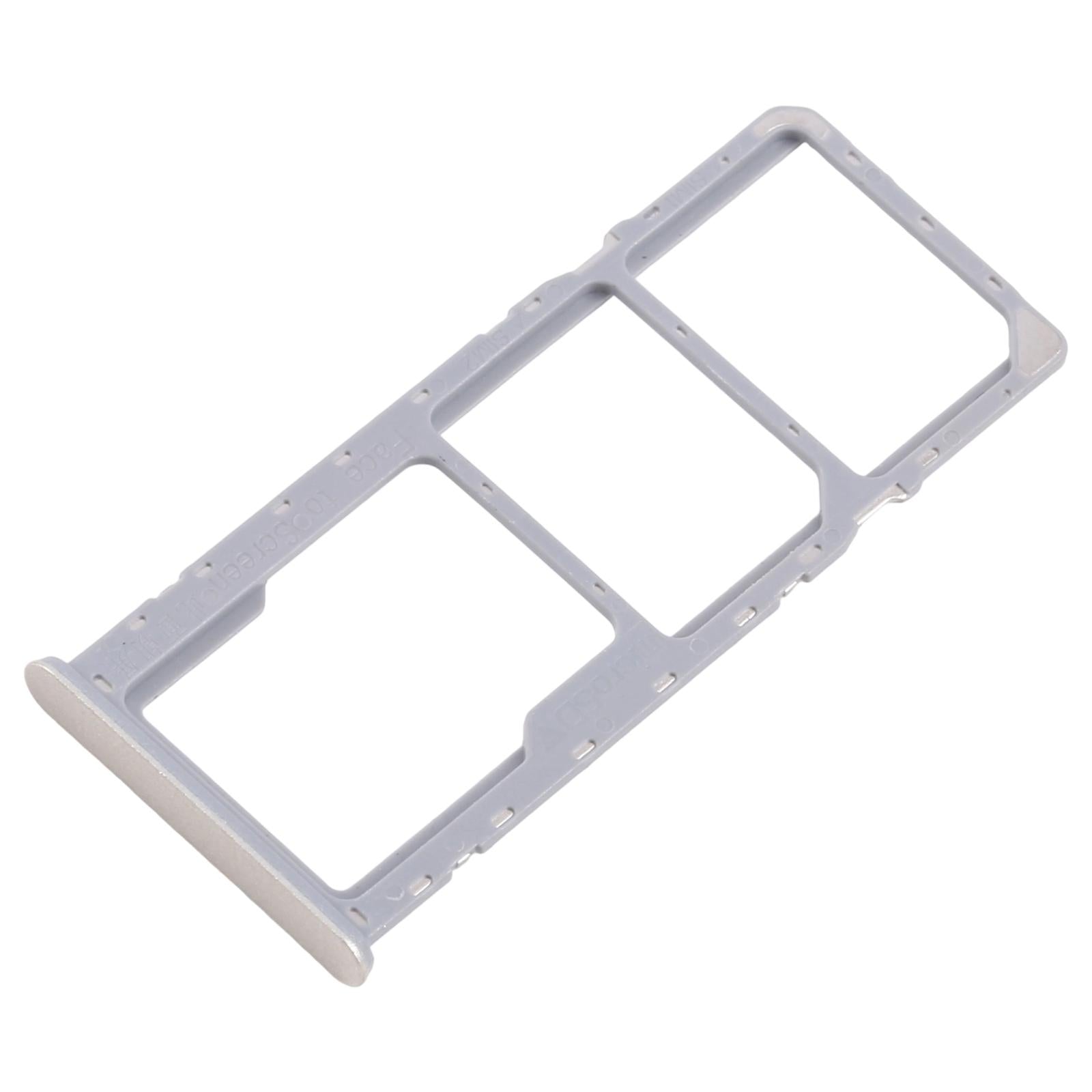 For Realme C51 RMX3830 10pcs Original SIM Card Tray + SIM Card Tray + Micro SD Card Tray (Gold)